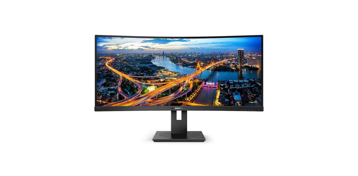 Philips B Line 345B1C/00 computer monitor 86,4 cm (34"") 3440 x 1440 Pixels WQHD LCD Zwart