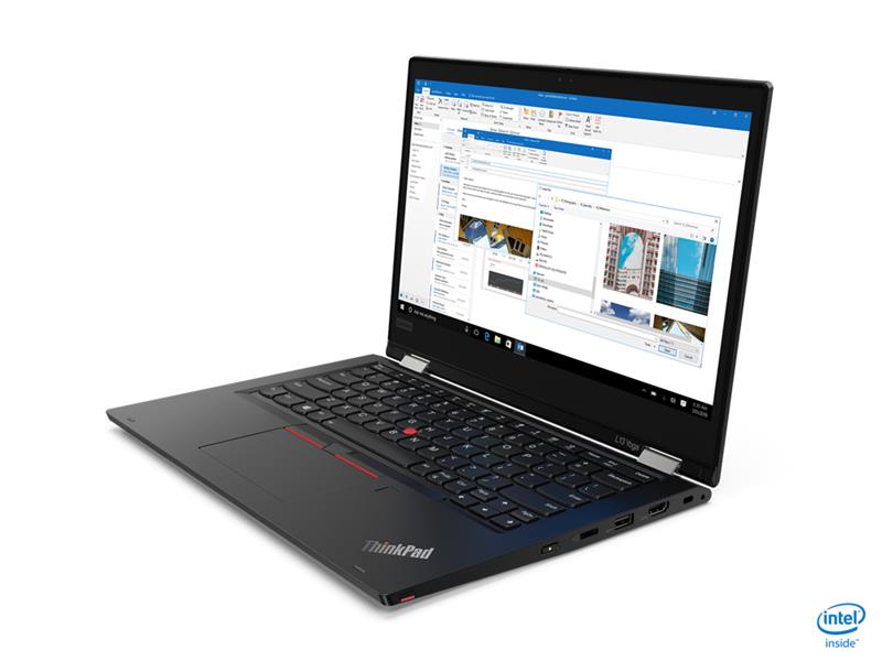 Lenovo ThinkPad L13 Yoga Hybride (2-in-1) Zwart 33,8 cm (13.3"") 1920 x 1080 Pixels Touchscreen Intel® 10de generatie Core™ i5 8 GB DDR4-SDRAM 256 GB 