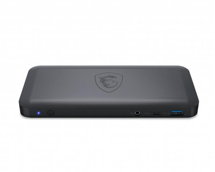 MSI USB-C Docking Station Bedraad USB 3.2 Gen 2 (3.1 Gen 2) Type-C Grijs