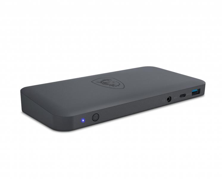 MSI USB-C Docking Station Bedraad USB 3.2 Gen 2 (3.1 Gen 2) Type-C Grijs