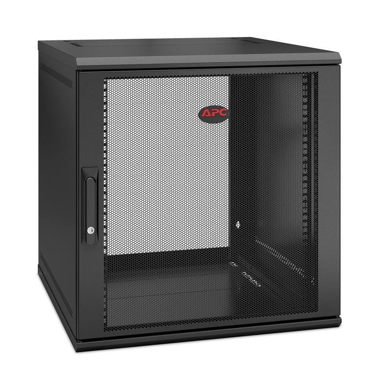 APC NetShelter WX, AR112SH6 12U/HE, 19inch Wandpatchkast, Geschikt voor muurbevestiging, 600MM diep, Gemonteerd