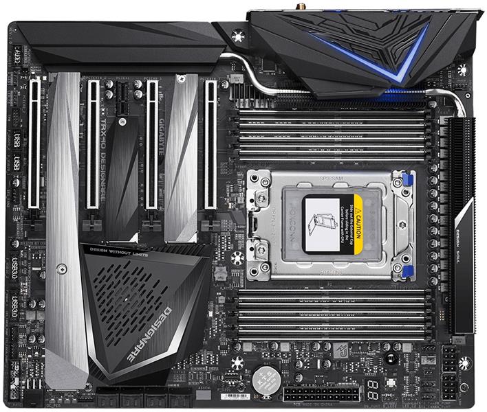 Gigabyte TRX40 Designare moederbord sTRX4 XL-ATX AMD TRX40