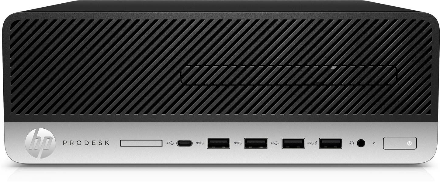 HP ProDesk 405 G4 AMD Ryzen 5 PRO 2400G 8 GB DDR4-SDRAM 256 GB SSD SFF Zwart PC Windows 10 Pro