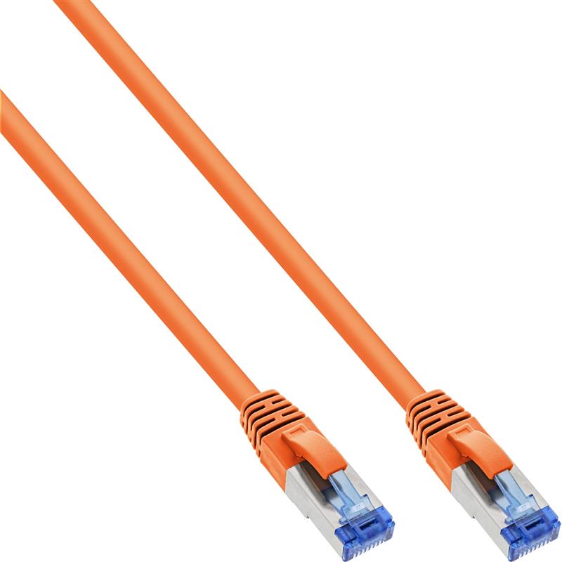 InLine Patchkabel Cat 6 A S-STP PiMF LSZH 500MHz oranje 7 5m