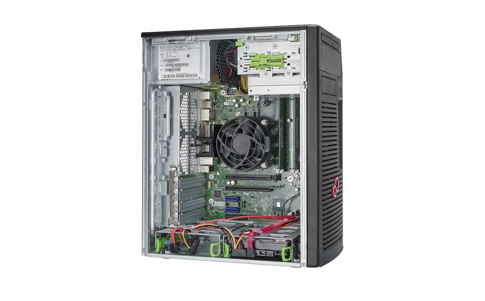 Fujitsu CELSIUS W580power Intel® 9de generatie Core™ i9 i9-9900K 32 GB DDR4-SDRAM 512 GB SSD Micro Tower Zwart, Rood Workstation Windows 10 Pro