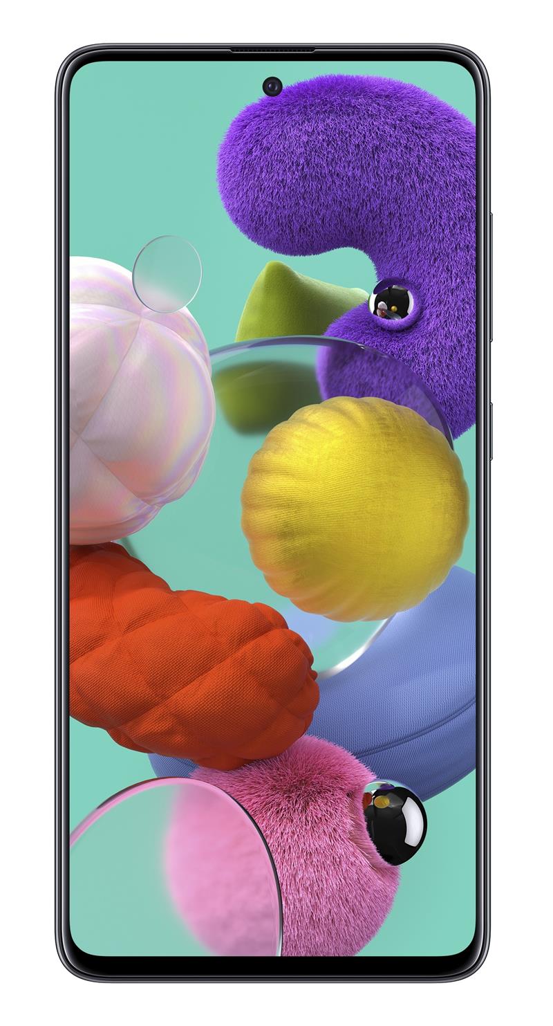 Samsung Galaxy A51 SM-A515F 16,5 cm (6.5"") 4 GB 128 GB Dual SIM 4G USB Type-C Zwart 4000 mAh