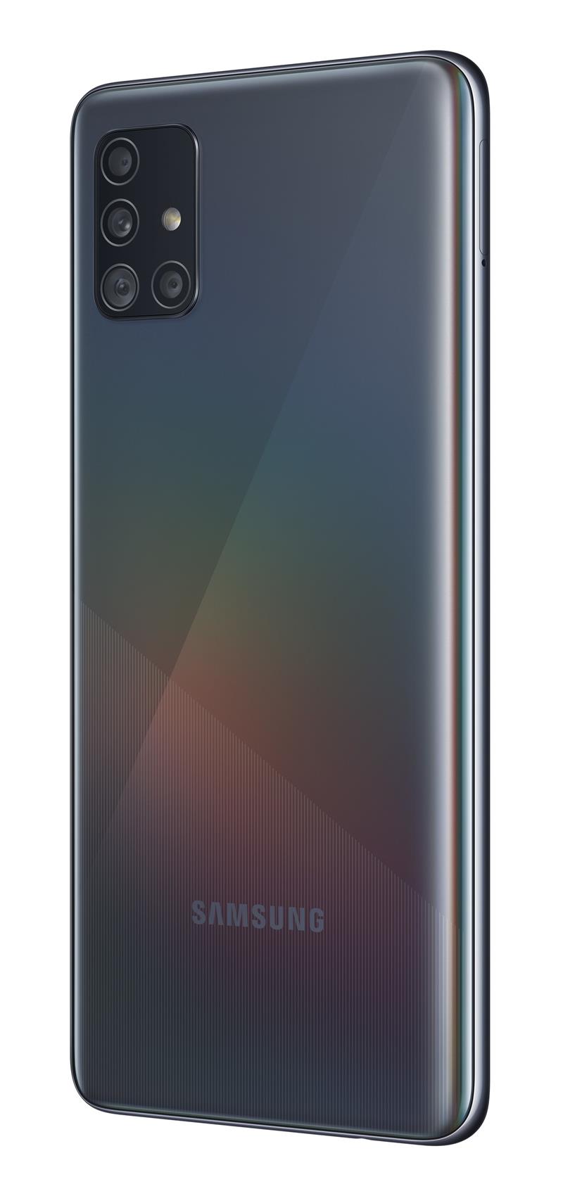 Samsung Galaxy A51 SM-A515F 16,5 cm (6.5"") 4 GB 128 GB Dual SIM 4G USB Type-C Zwart 4000 mAh