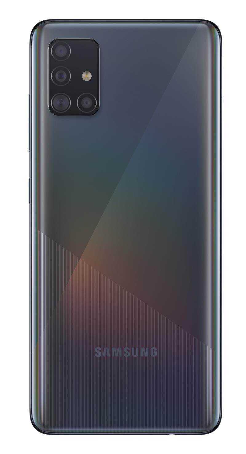 Samsung Galaxy A51 SM-A515F 16,5 cm (6.5"") 4 GB 128 GB Dual SIM 4G USB Type-C Zwart 4000 mAh