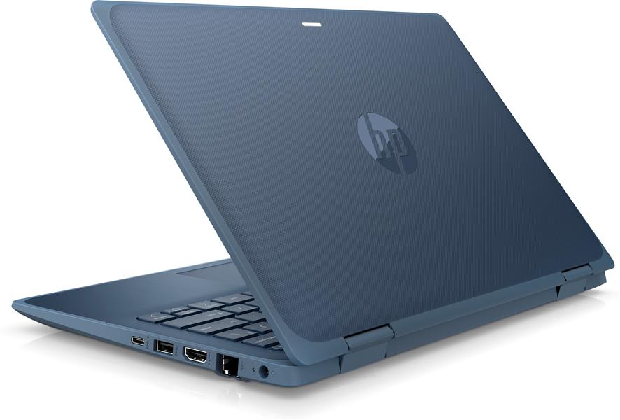 HP ProBook x360 11 G5 EE Hybride (2-in-1) Blauw 29,5 cm (11.6"") 1366 x 768 Pixels Touchscreen Intel® Pentium® Silver 4 GB DDR4-SDRAM 128 GB SSD Wi-Fi