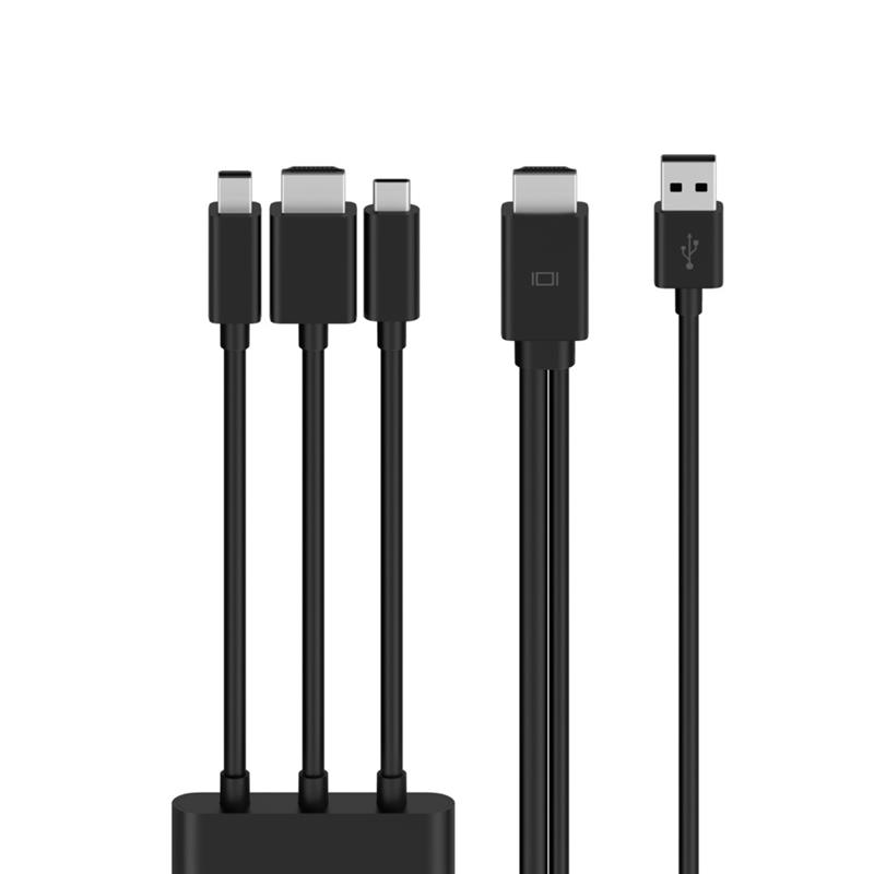 Belkin B2B169 video kabel adapter 24 m HDMI + USB Mini DisplayPort Zwart