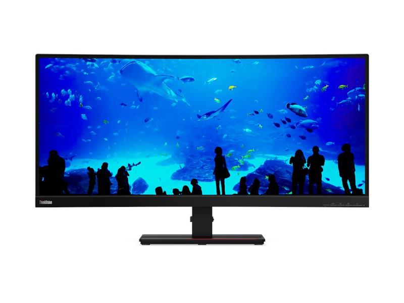 Lenovo ThinkVision T34w-20 86,4 cm (34"") 3440 x 1440 Pixels UltraWide Quad HD LCD Zwart