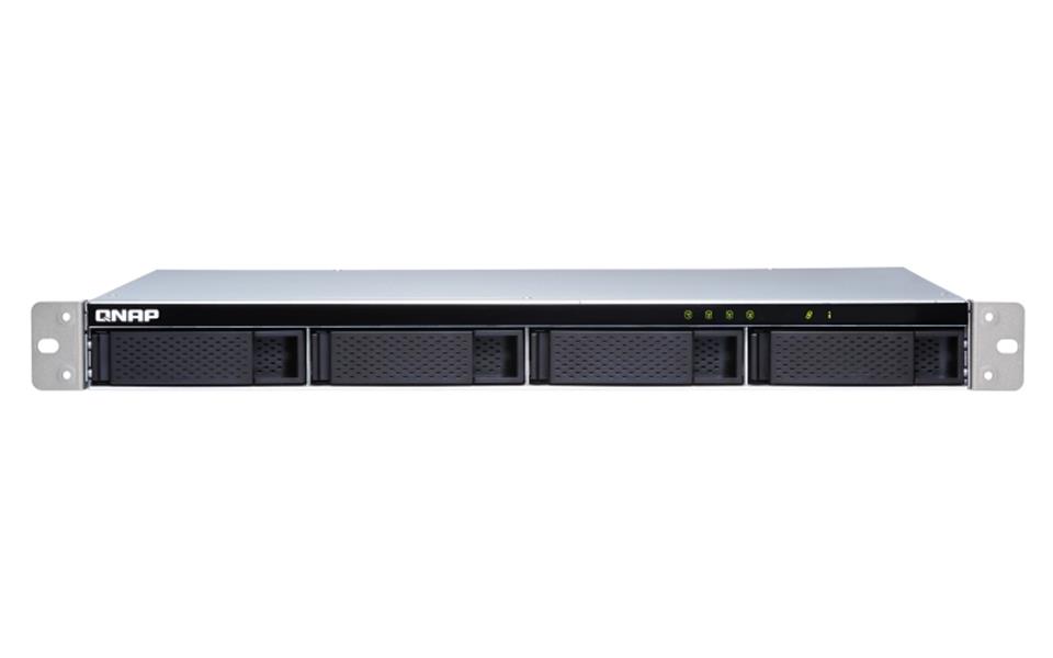 QNAP TL-R400S behuizing voor opslagstations HDD-/SSD-behuizing Zwart, Grijs 2.5/3.5""