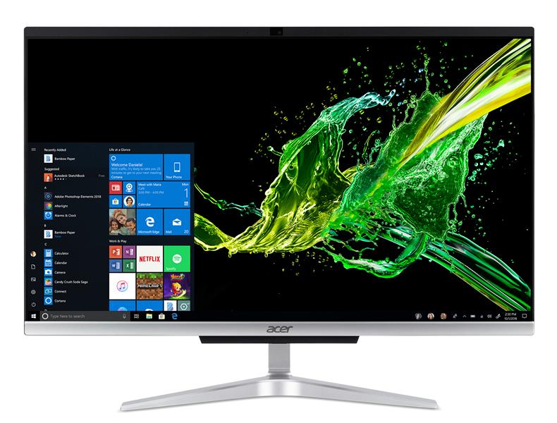 Acer Aspire C24-963 I5518 NL Intel® Core™ i5 i5-1035G1 60,5 cm (23.8"") 1920 x 1080 Pixels Alles-in-één-pc 8 GB DDR4-SDRAM 1,26 TB HDD+SSD Windows 10 