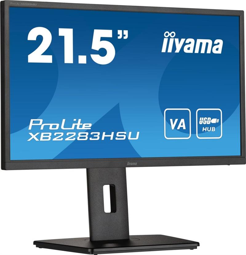 iiyama ProLite XB2283HSU-B1 computer monitor 54,6 cm (21.5"") 1920 x 1080 Pixels Full HD LED Zwart