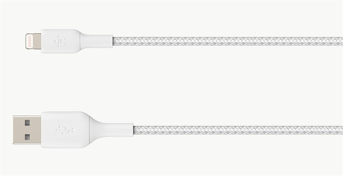 Belkin CAA002BT3MWH Lightning-kabel 3 m Wit