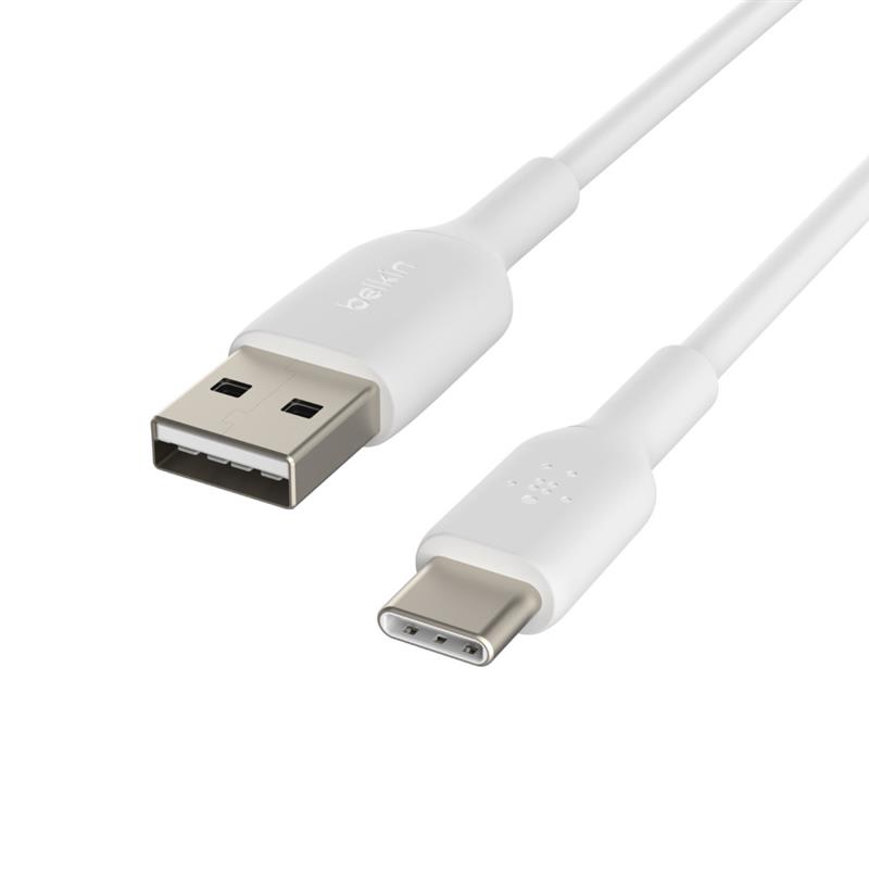 Belkin CAB001BT3MWH USB-kabel 3 m USB A USB C Wit