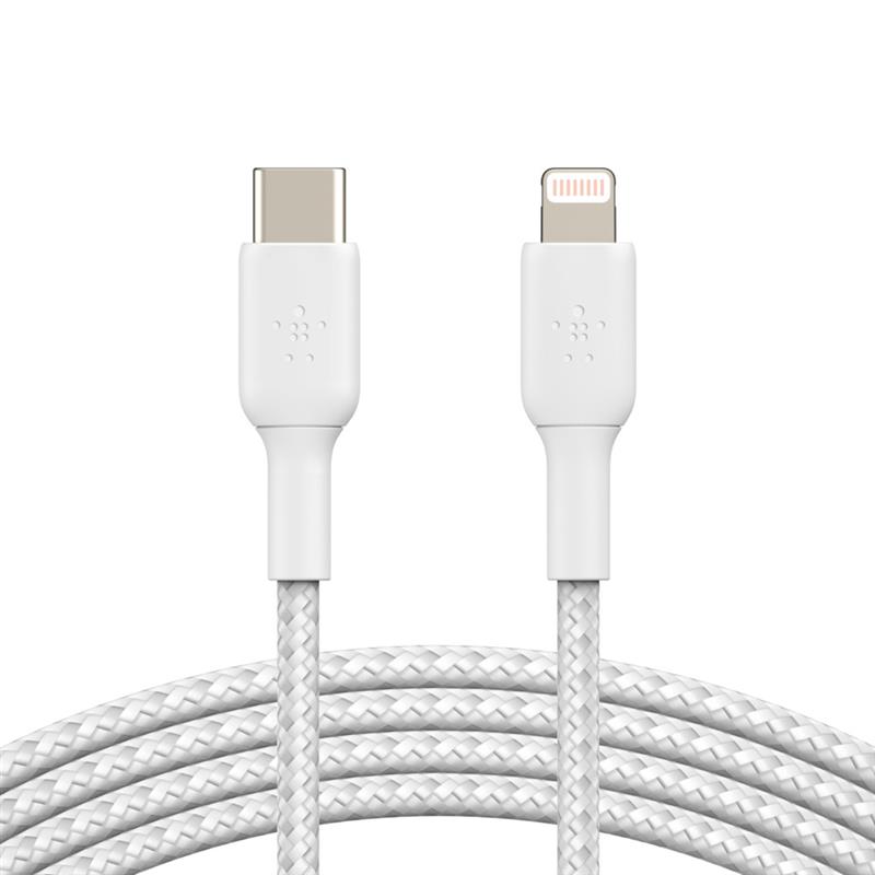 Belkin CAA004BT1MWH Lightning-kabel 1 m Wit