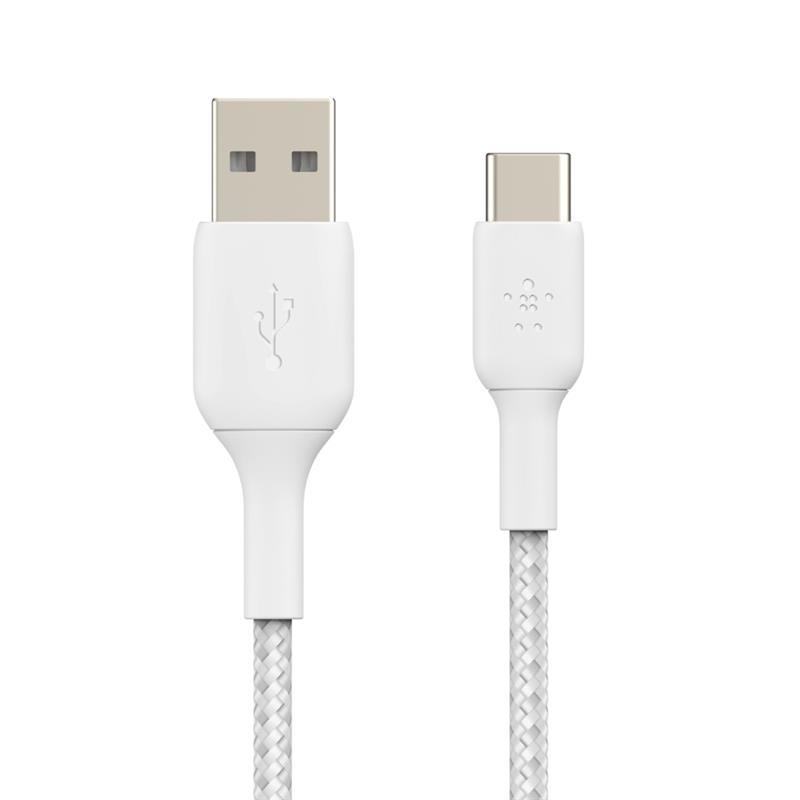 Belkin CAB002BT3MWH USB-kabel 3 m USB A USB C Wit