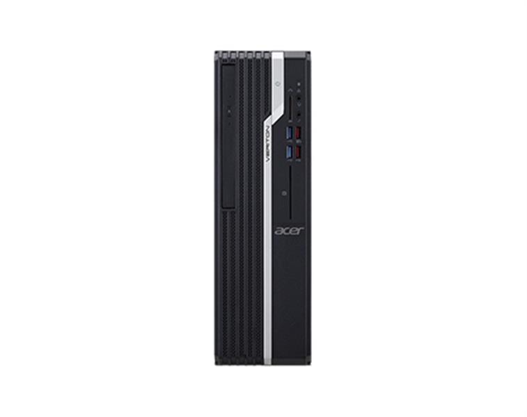 Acer Veriton X VX2665G Intel® Core™ i3 i3-9100 4 GB DDR4-SDRAM 128 GB SSD Windows 10 Home Desktop PC Zwart, Zilver