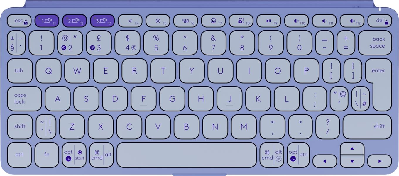 Logitech Keys-To-Go 2 toetsenbord Universeel Bluetooth QWERTY US International Lila