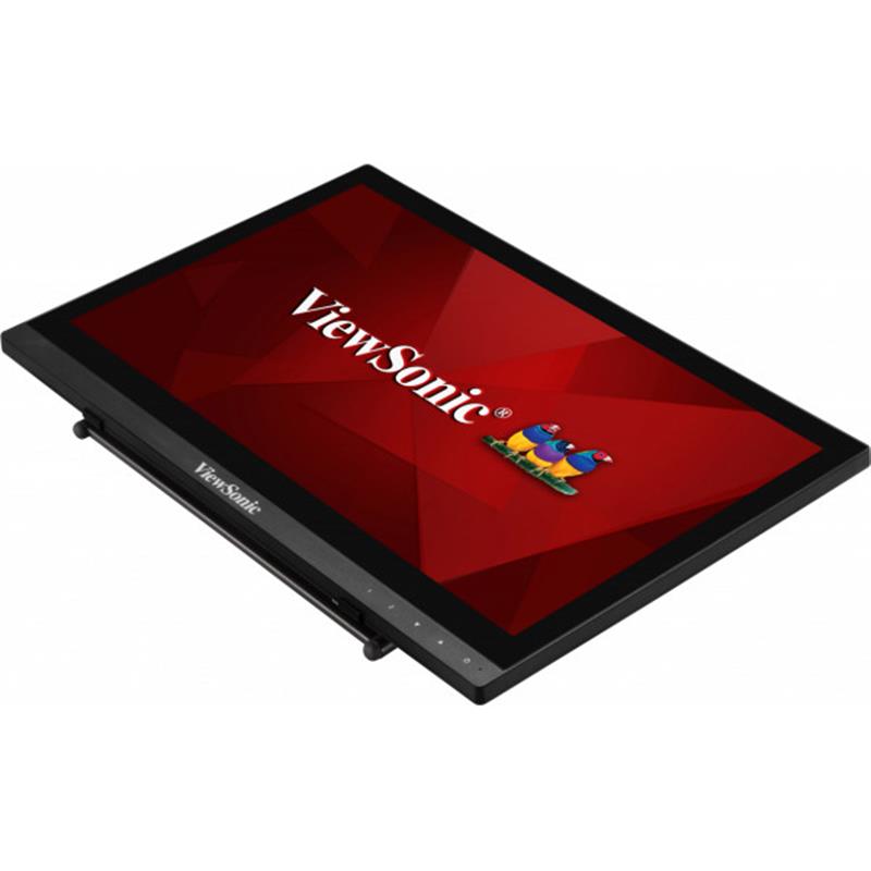 Viewsonic TD1630-3 touch screen-monitor 39,6 cm (15.6"") 1366 x 768 Pixels Multi-touch Multi-gebruiker Zwart