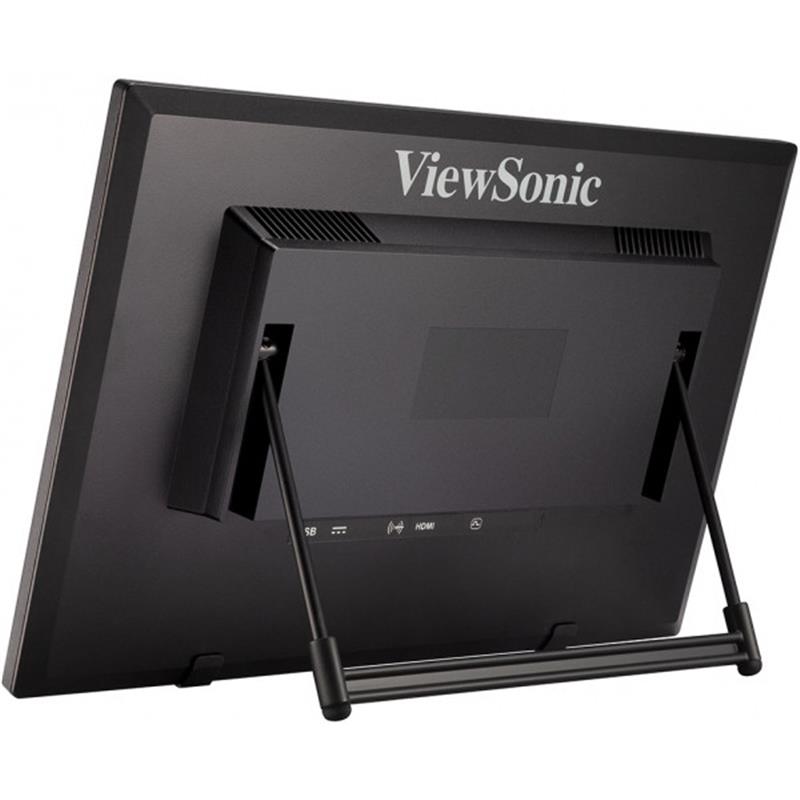 Viewsonic TD1630-3 touch screen-monitor 39,6 cm (15.6"") 1366 x 768 Pixels Multi-touch Multi-gebruiker Zwart