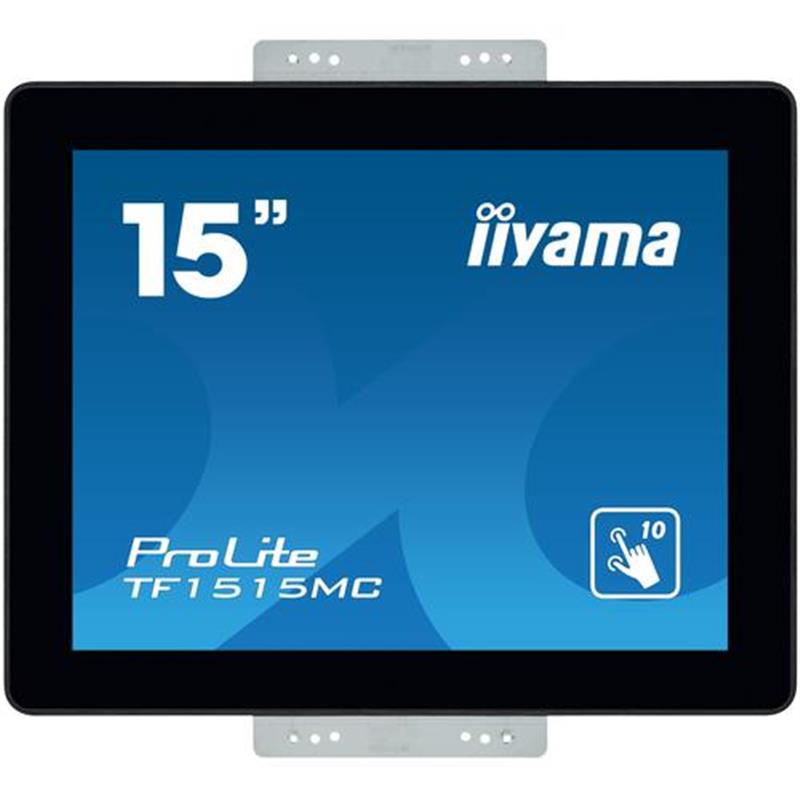 iiyama ProLite TF1515MC-B2 touch screen-monitor 38,1 cm (15"") 1024 x 768 Pixels Multi-touch Zwart