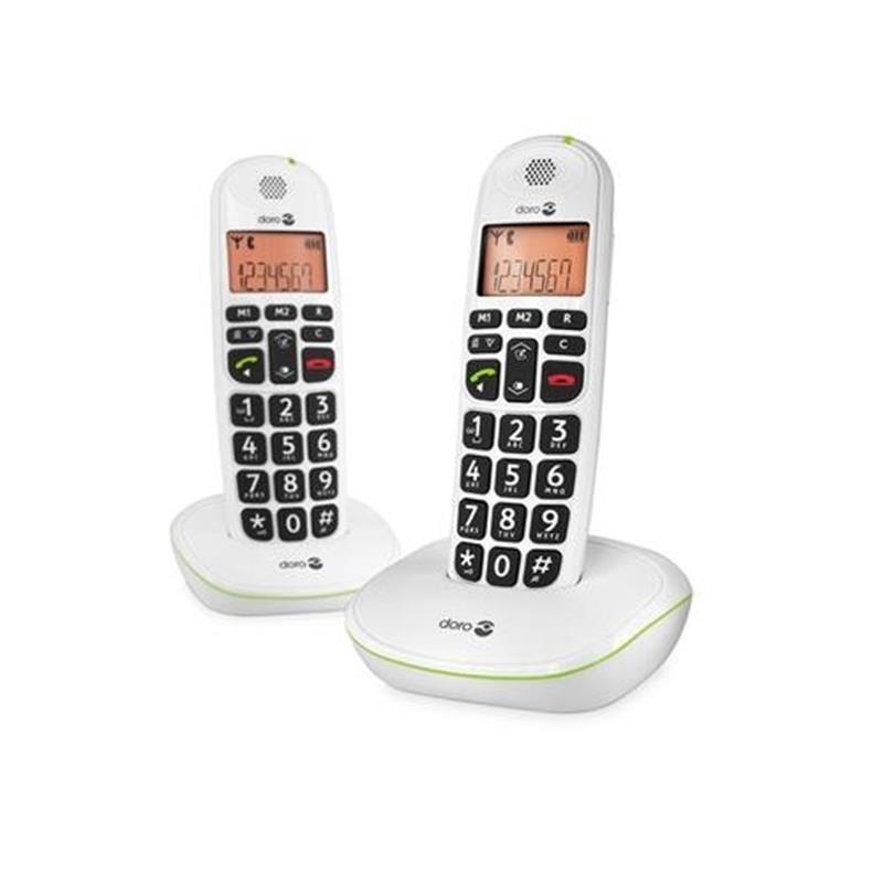 Doro PhoneEasy 100w Duo Dect White