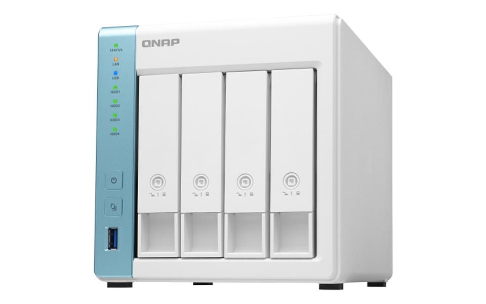 QNAP TS-431K data-opslag-server NAS Tower Ethernet LAN Wit Alpine AL-214