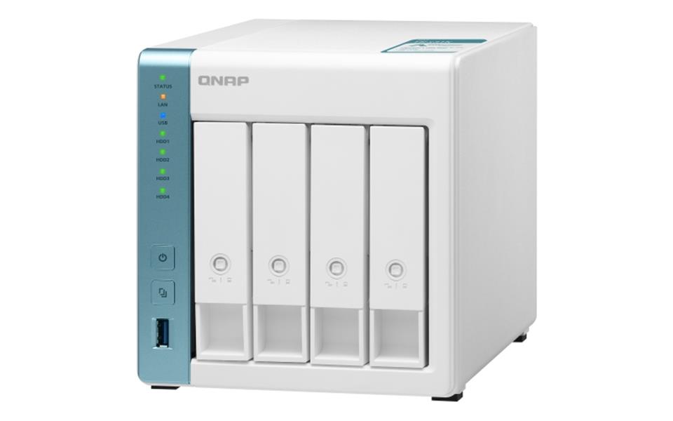 QNAP TS-431K data-opslag-server NAS Tower Ethernet LAN Wit Alpine AL-214