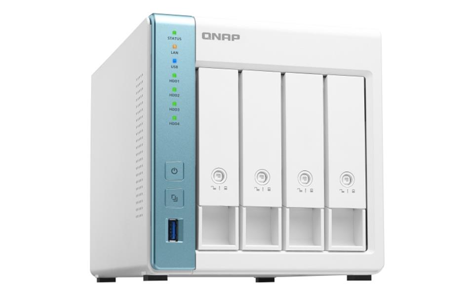 QNAP TS-431K data-opslag-server NAS Tower Ethernet LAN Wit Alpine AL-214