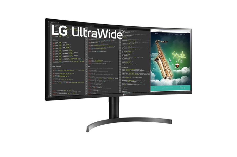 LG 35WN75C-B computer monitor 88,9 cm (35"") 3440 x 1440 Pixels UWQHD Zwart