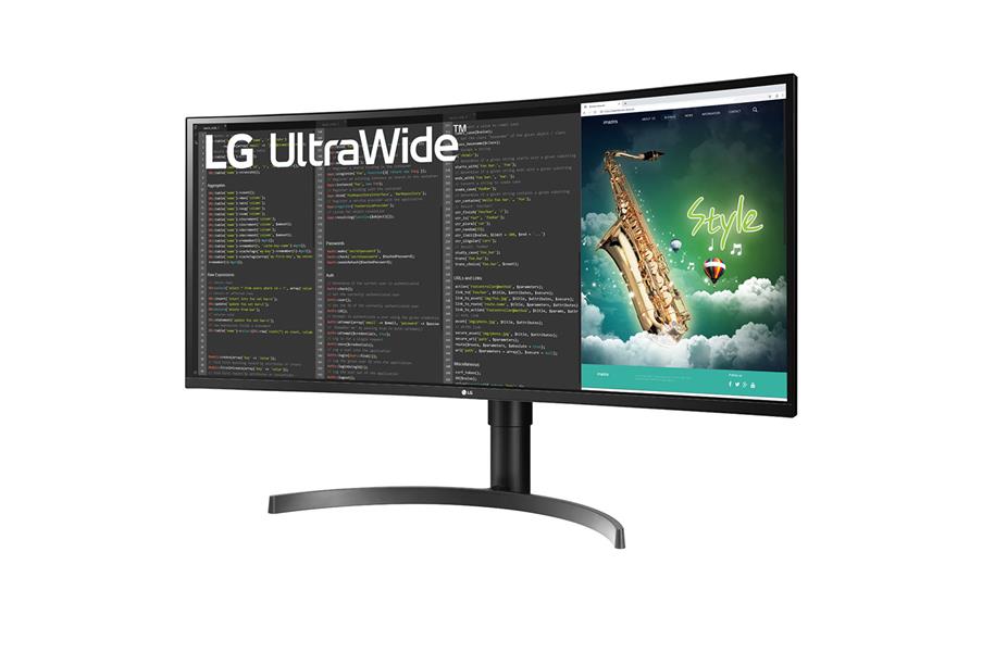 LG 35WN75C-B computer monitor 88,9 cm (35"") 3440 x 1440 Pixels UWQHD Zwart