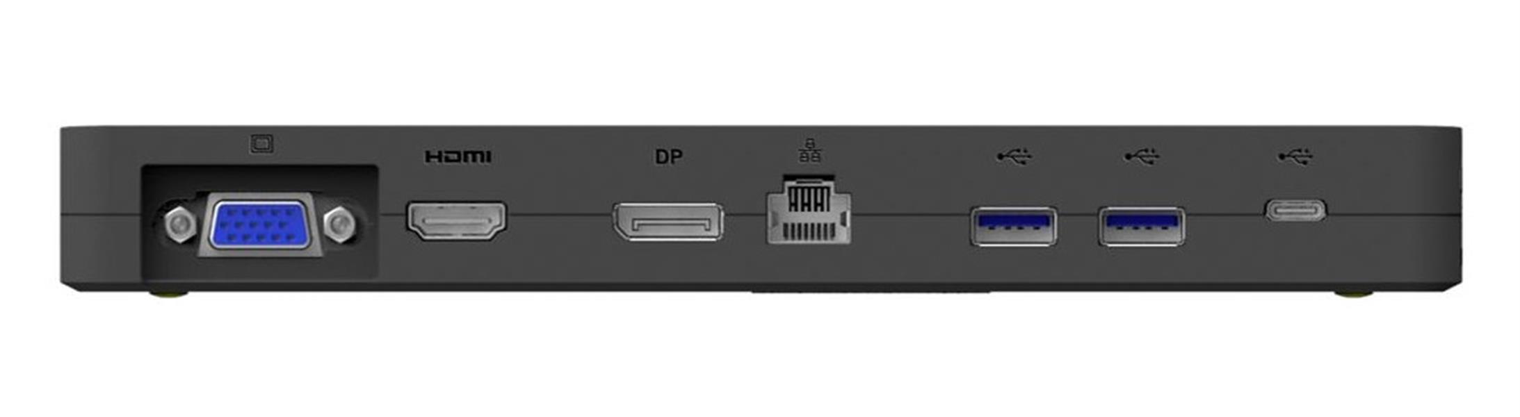 Fujitsu L100 USB Type-C Port Replicator 2 Bedraad USB 3.2 Gen 1 (3.1 Gen 1) Type-C Zwart