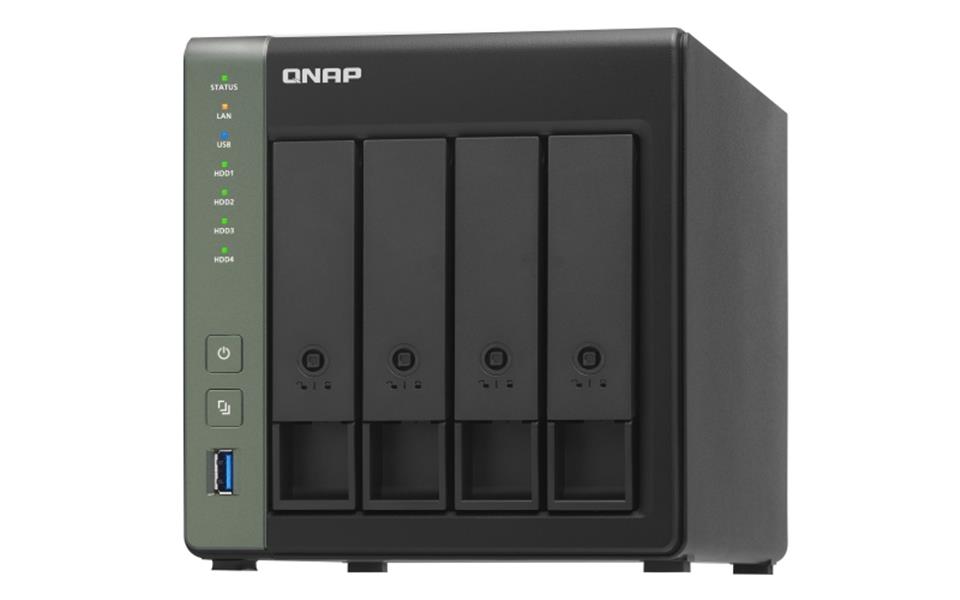 QNAP TS-431KX-2G data-opslag-server NAS Tower Ethernet LAN Zwart Alpine AL-214