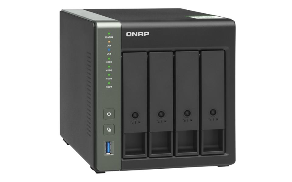 QNAP TS-431KX-2G data-opslag-server NAS Tower Ethernet LAN Zwart Alpine AL-214