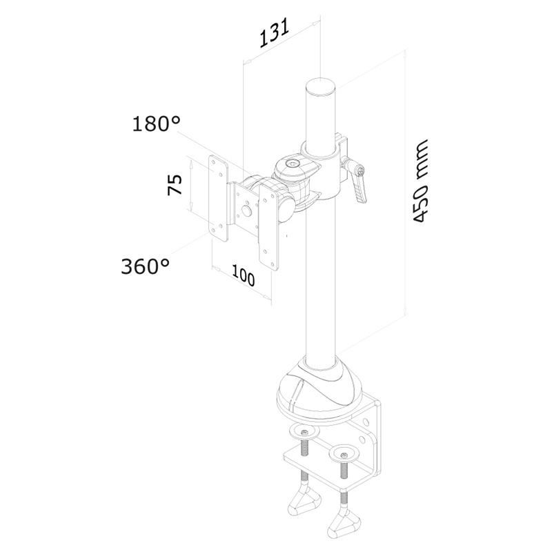 Neomounts monitorarm