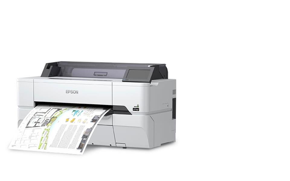 Epson SureColor SC-T3405N - wireless printer (No stand)