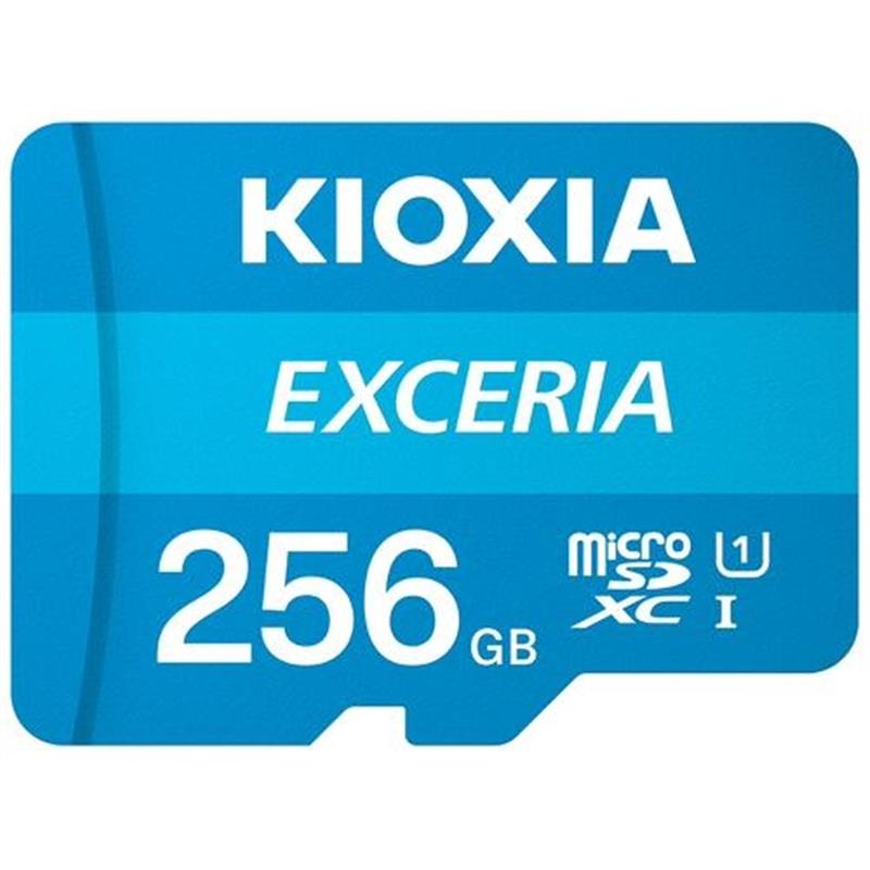 Kioxia Exceria flashgeheugen 256 GB MicroSDXC Klasse 10 UHS-I