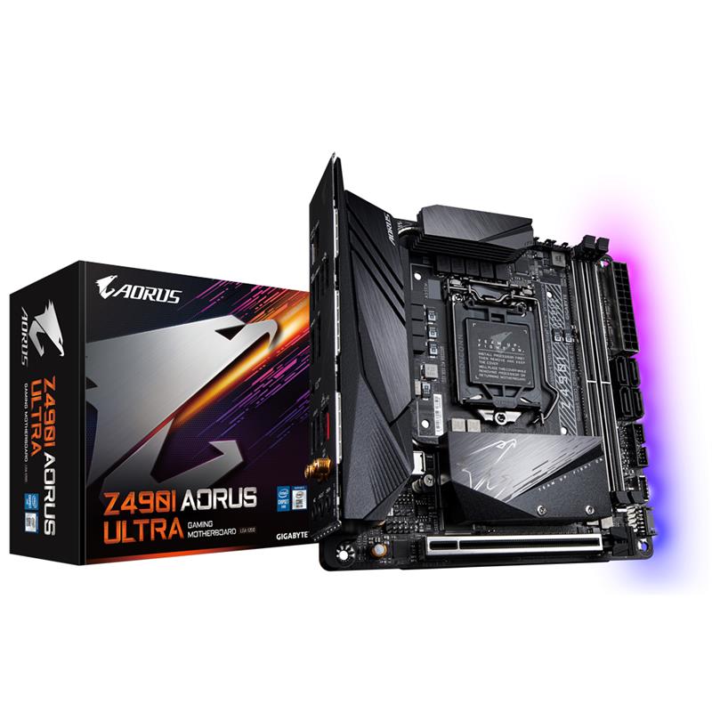 Gigabyte Z490I AORUS ULTRA (rev. 1.x) LGA 1200 Mini ITX Intel Z490