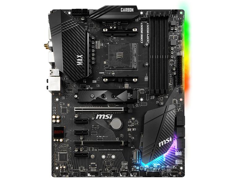 MSI B450 GAMING PRO CARBON MAX WIFI Socket AM4 ATX AMD B450