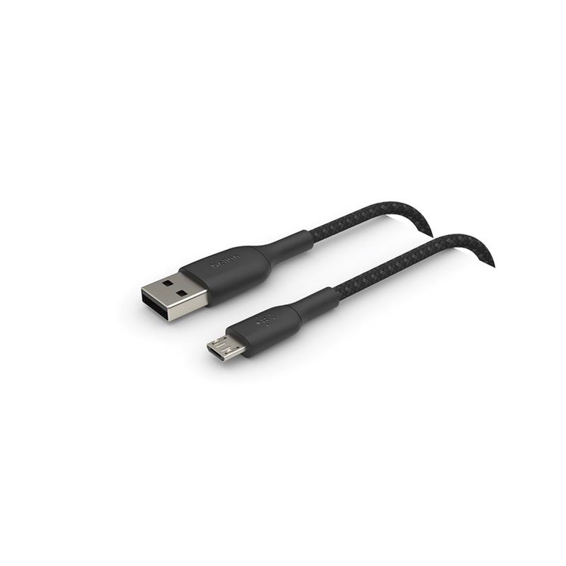 Belkin CAB007bt1MBK USB-kabel 1 m USB A Micro-USB A Zwart