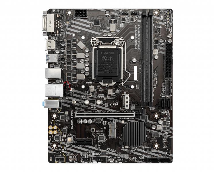 MSI H410M-A PRO LGA 1200 micro ATX Intel H410