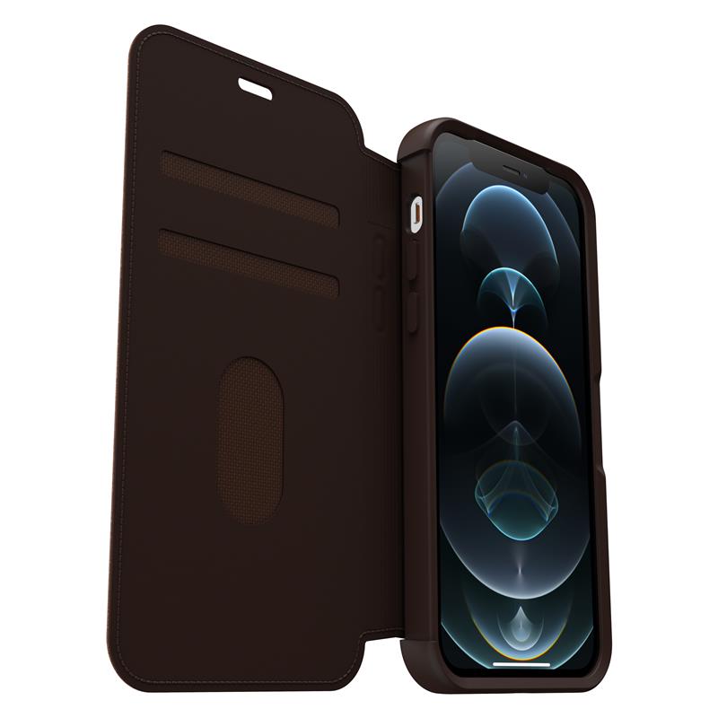 OtterBox Strada Folio Series voor Apple iPhone 12/iPhone 12 Pro, Espresso