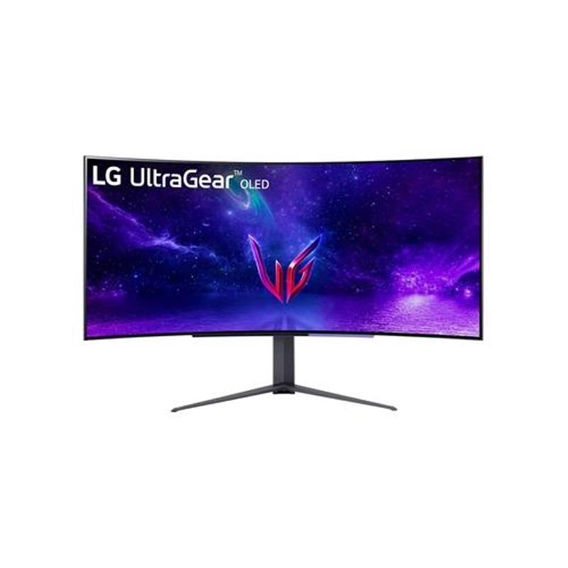 LG 45GR95QE-B computer monitor 113 cm (44.5"") 3440 x 1440 Pixels Wide Quad HD OLED Zwart