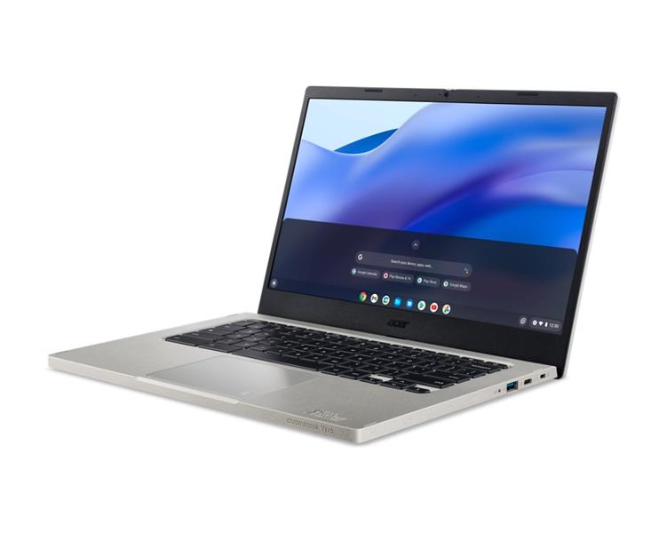 Acer Chromebook Vero 514 CBV514-1H-55AV i5-1235U 35,6 cm (14"") Full HD Intel® Core™ i5 8 GB LPDDR4x-SDRAM 256 GB SSD Wi-Fi 6E (802.11ax) ChromeOS Gri