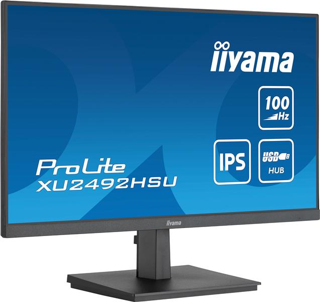 iiyama ProLite computer monitor 60,5 cm (23.8"") 1920 x 1080 Pixels Full HD LED Zwart