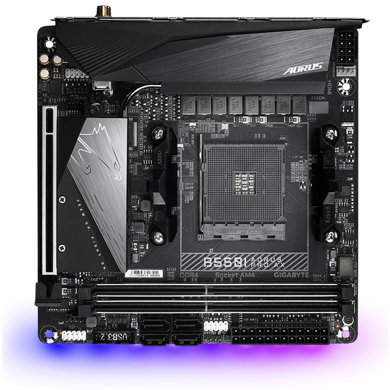 Gigabyte B550I AORUS PRO AX Socket AM4 Mini ITX AMD B550