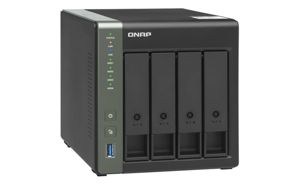 QNAP TS-431X3 NAS Tower Ethernet LAN Zwart Alpine AL-314