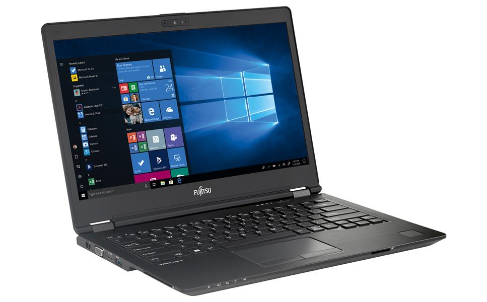 Fujitsu LIFEBOOK U7410 Notebook Zwart 35,6 cm (14"") 1920 x 1080 Pixels Intel® 10de generatie Core™ i5 8 GB DDR4-SDRAM 256 GB SSD Wi-Fi 6 (802.11ax) W